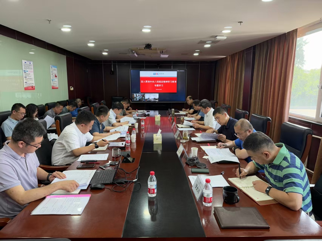 中电新能源公司党委举办深入贯彻中央八项规定精神学习教育专题学习