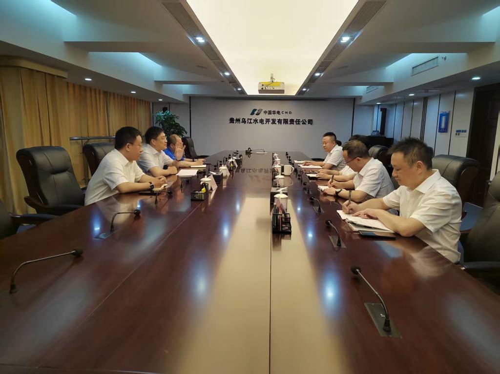 中国能建中电新能源公司与贵州乌江水电开展深入交流