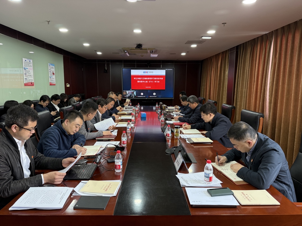 中电新能源公司党委举办树立和践行正确政绩观学习教育第一期读书班暨党委中心组（扩大）学习